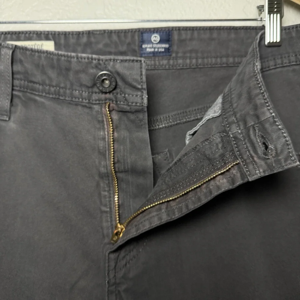 AG Adriano Goldschmied Mens Protege Jeans 36 Gray Straight Leg USA Minimalist